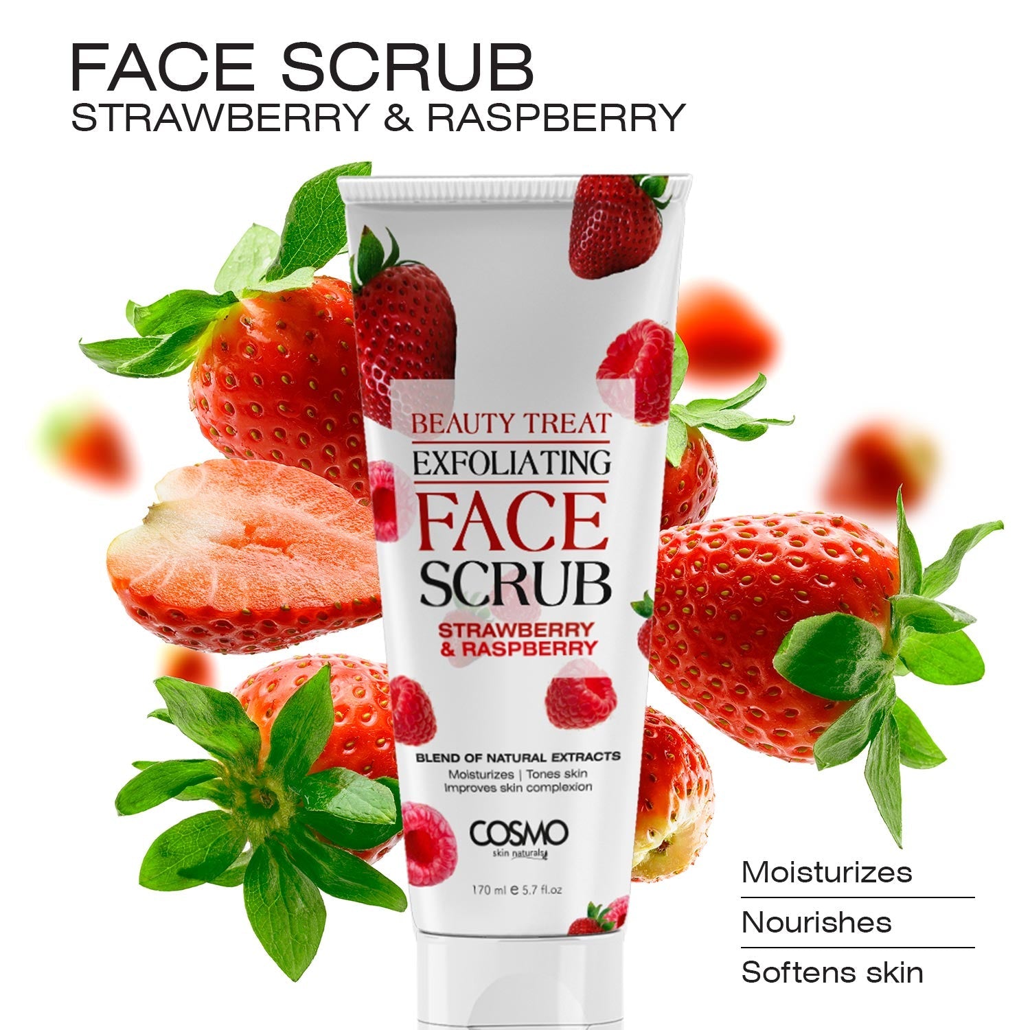 Strawberry Raspberry Face Scrub