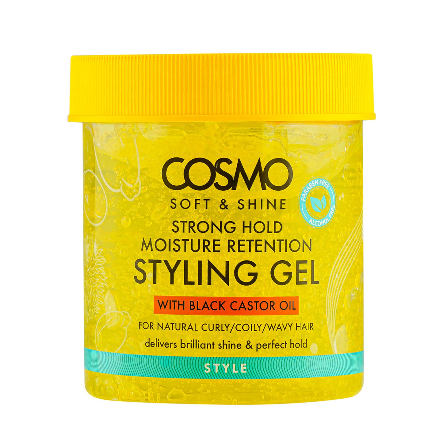 COSMO SOFT & SHINE STRONG HOLD STYLING GEL - 450G