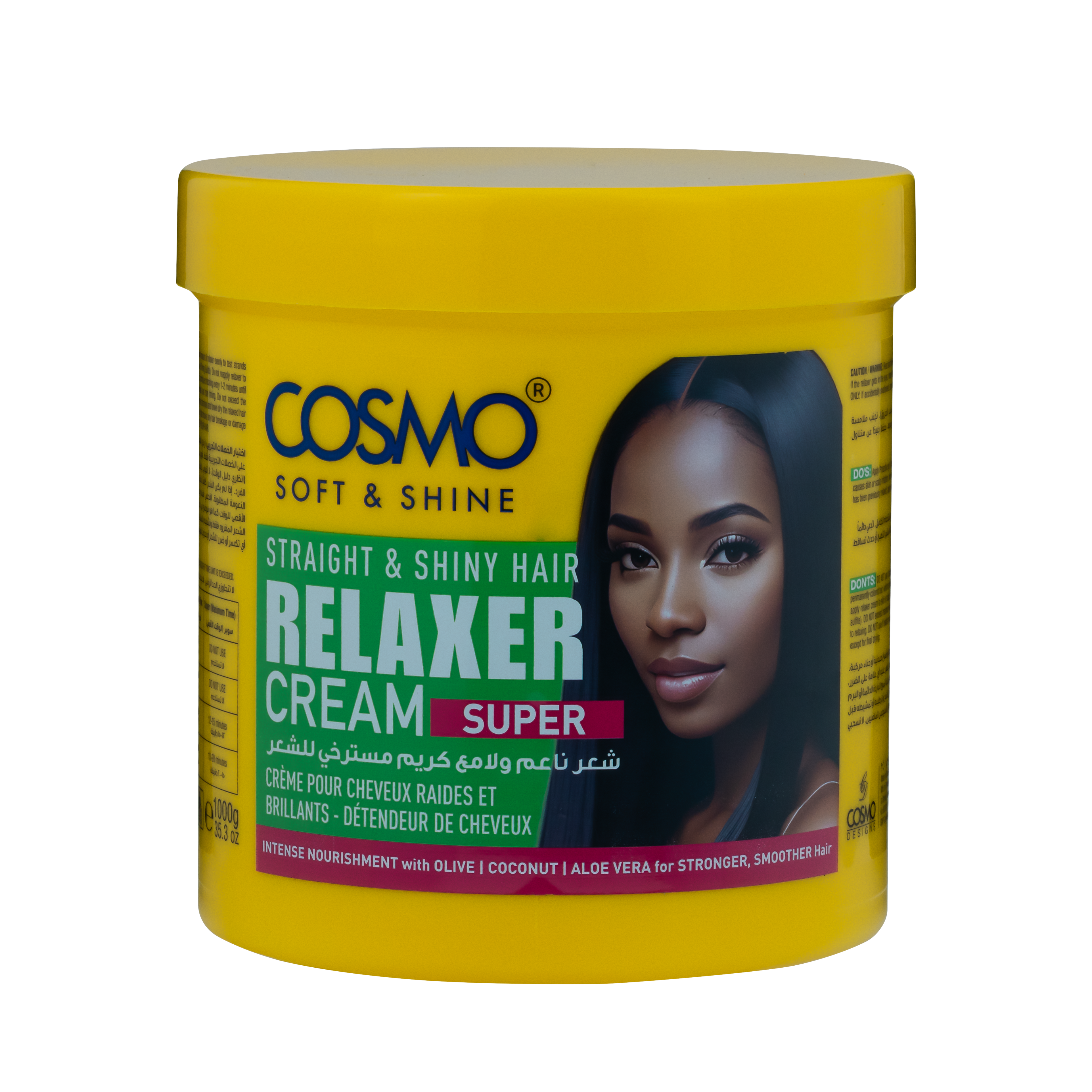 Straight & Shiny Hair Relaxer Cream - Super