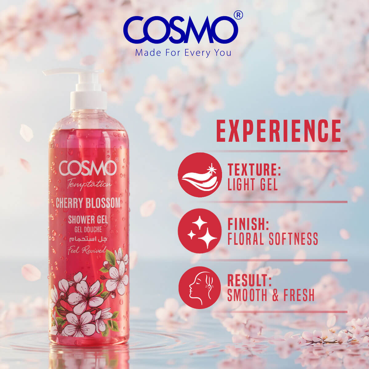 Temptation Cherry Blossom Shower Gel