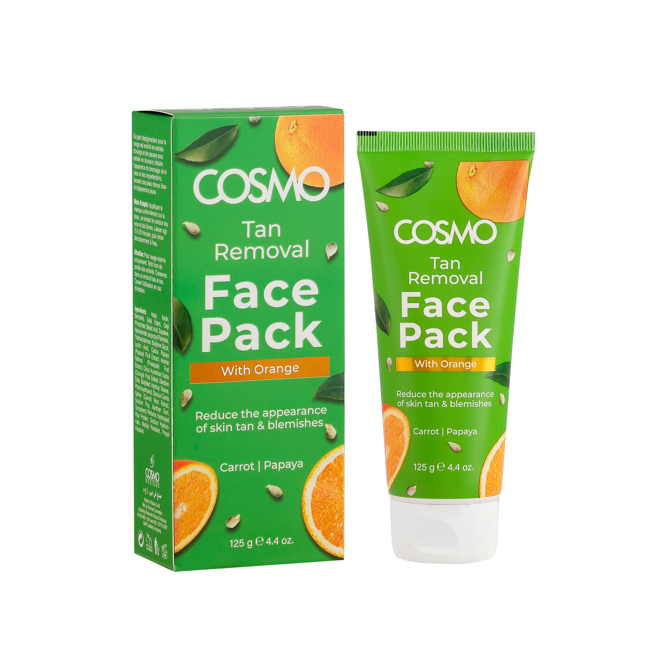 Tan Removal Face Pack with Orange