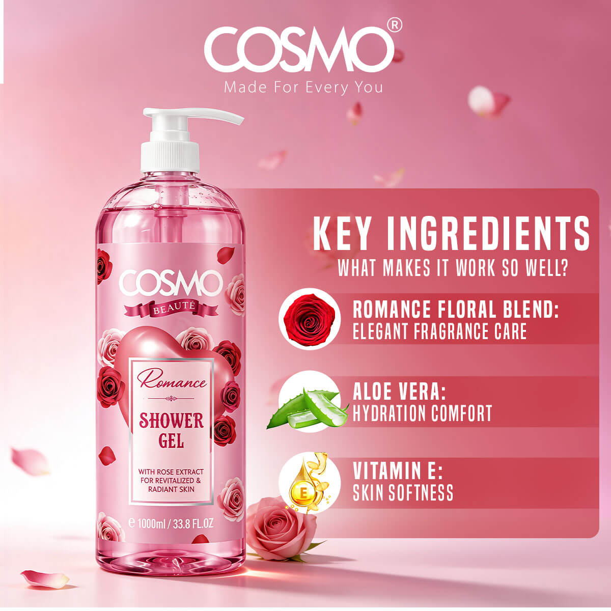 Beaute Romance Shower Gel