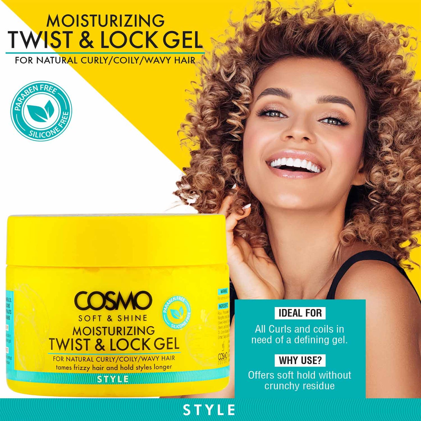 COSMO SOFT & SHINE MOISTURIZING TWIST & LOCK GEL 325G COSMO Online Shop