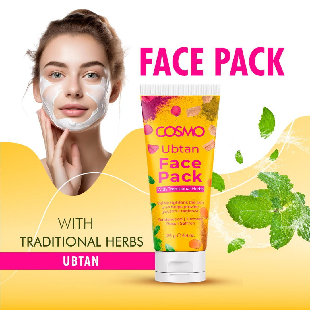 Ubtan Face Pack with Traditional Herbs