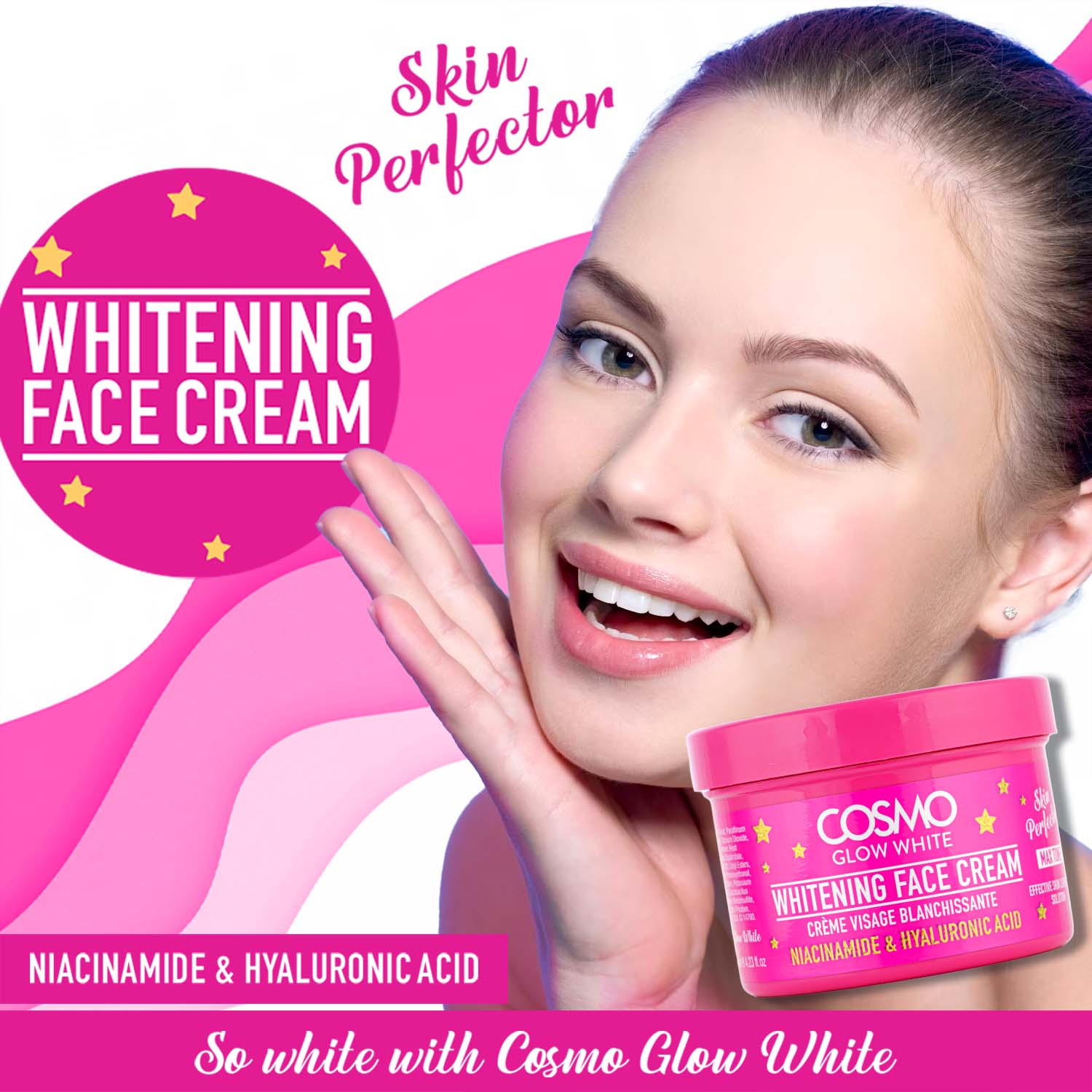 Cosmo Glow White Whitening Face Cream 125ML COSMO Online Shop