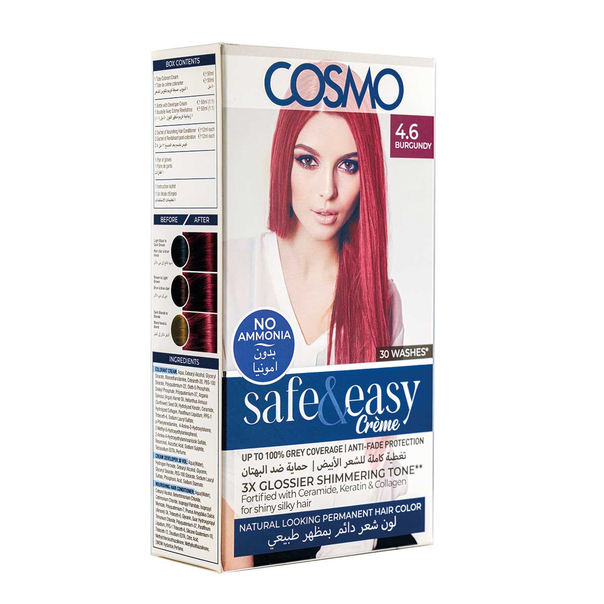 No Ammonia Permanent Hair Colour Burgundy