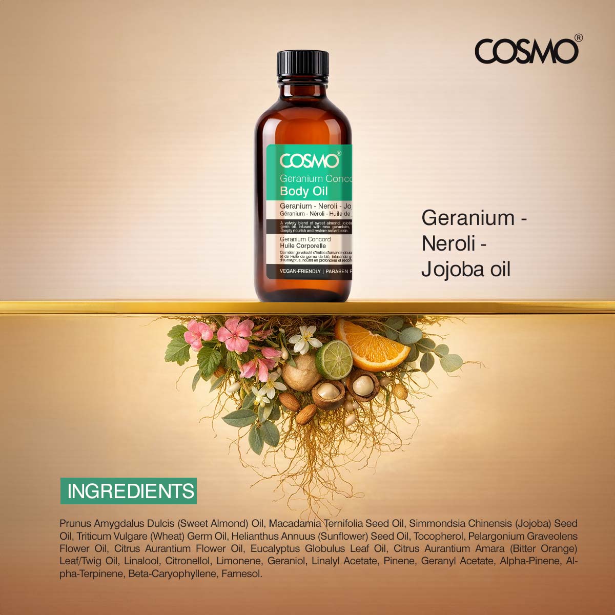 Geranium Concord Body Oil