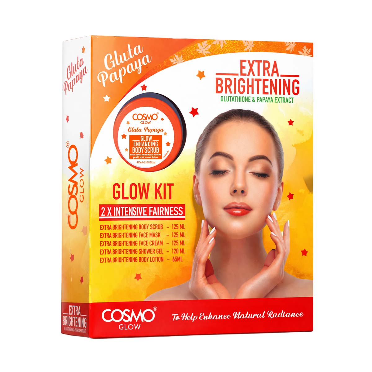 Cosmo Glow - Gluta Papaya Extra Brightening Glow Kit