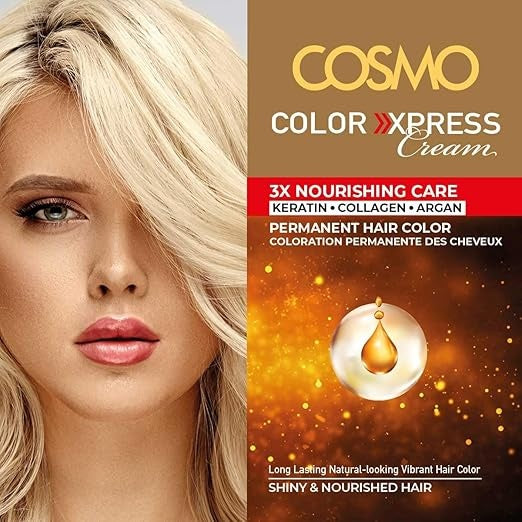 Color Express Permanent Hair Color Cream Kit Ultra Light Blonde 10.0