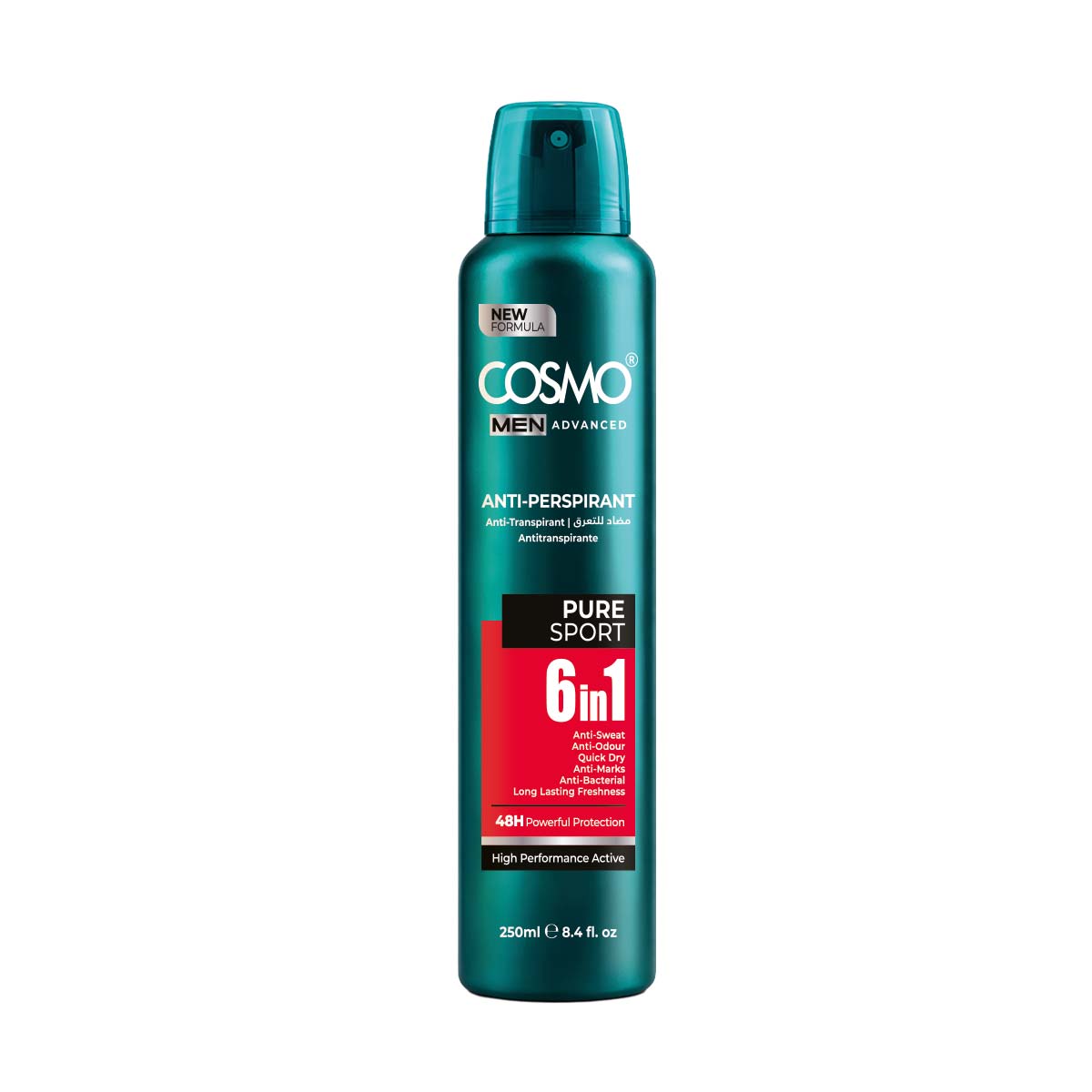 Men Advance Body Anti-perspirant Deodorant Spray 48h Pure Sport