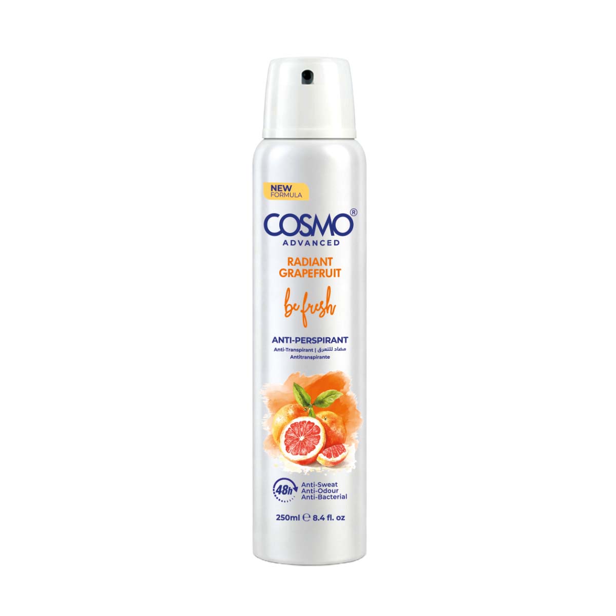 Be fresh Radiant Grapefruit Anti-Perspirant Deodorant Women
