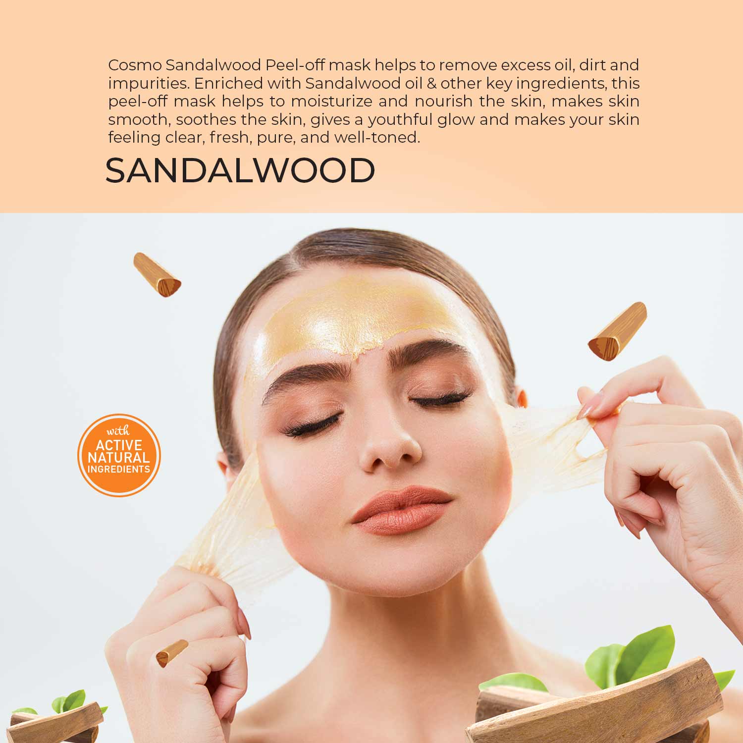 Sandalwood Peel-Off Mask