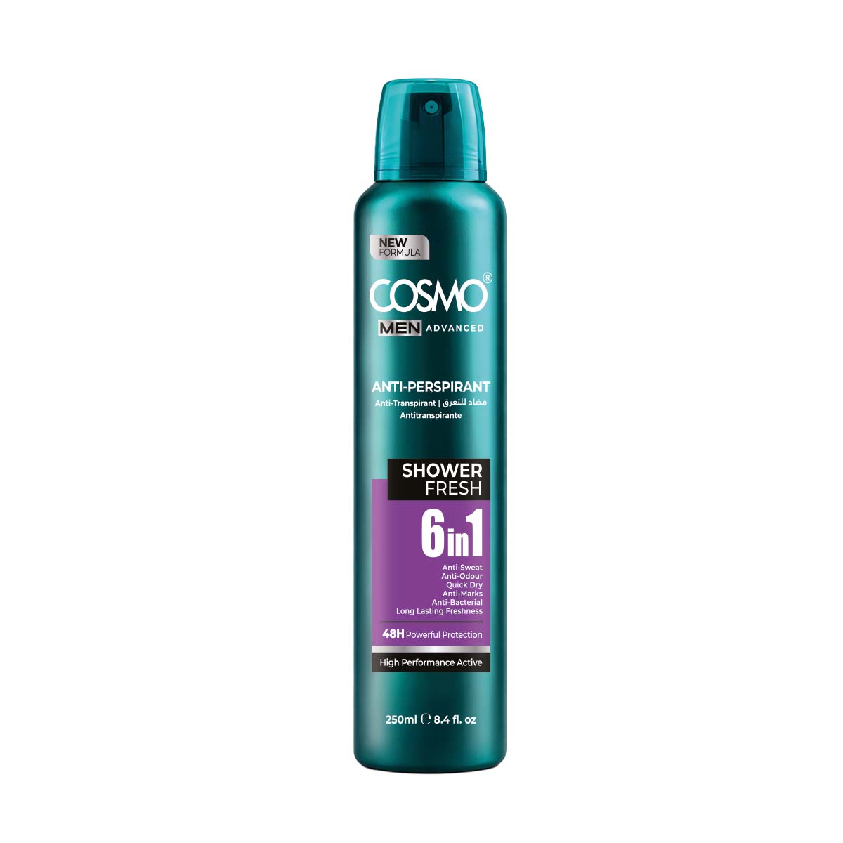 Men Advance Body Anti-perspirant Deodorant Spray 48h Shower Fresh