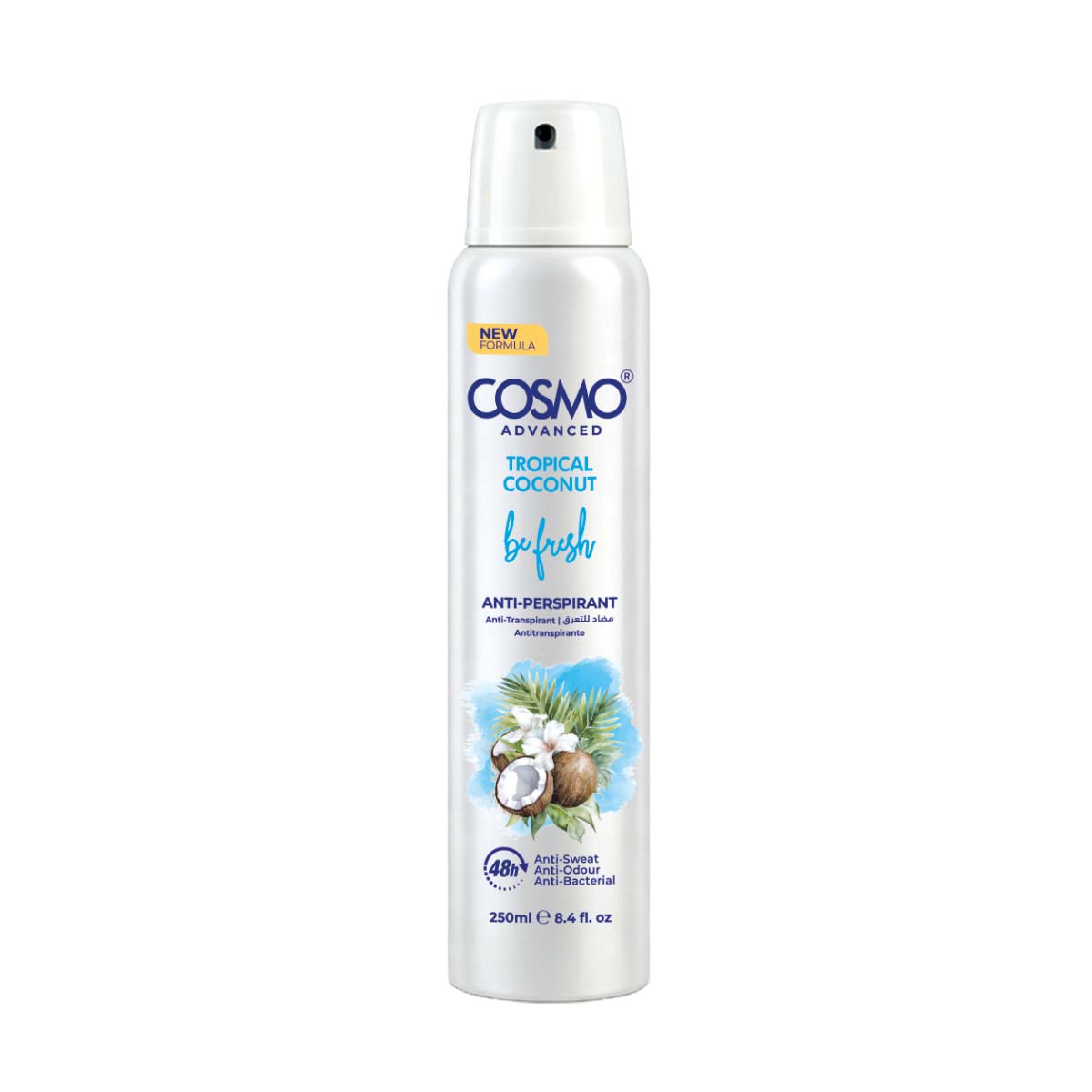 Be fresh Tropical Coconut Anti-Perspirant Deodorant Women