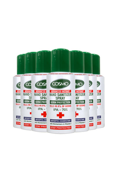Advanced Instant Hand Sanitizer Spray 150ML - 10PC