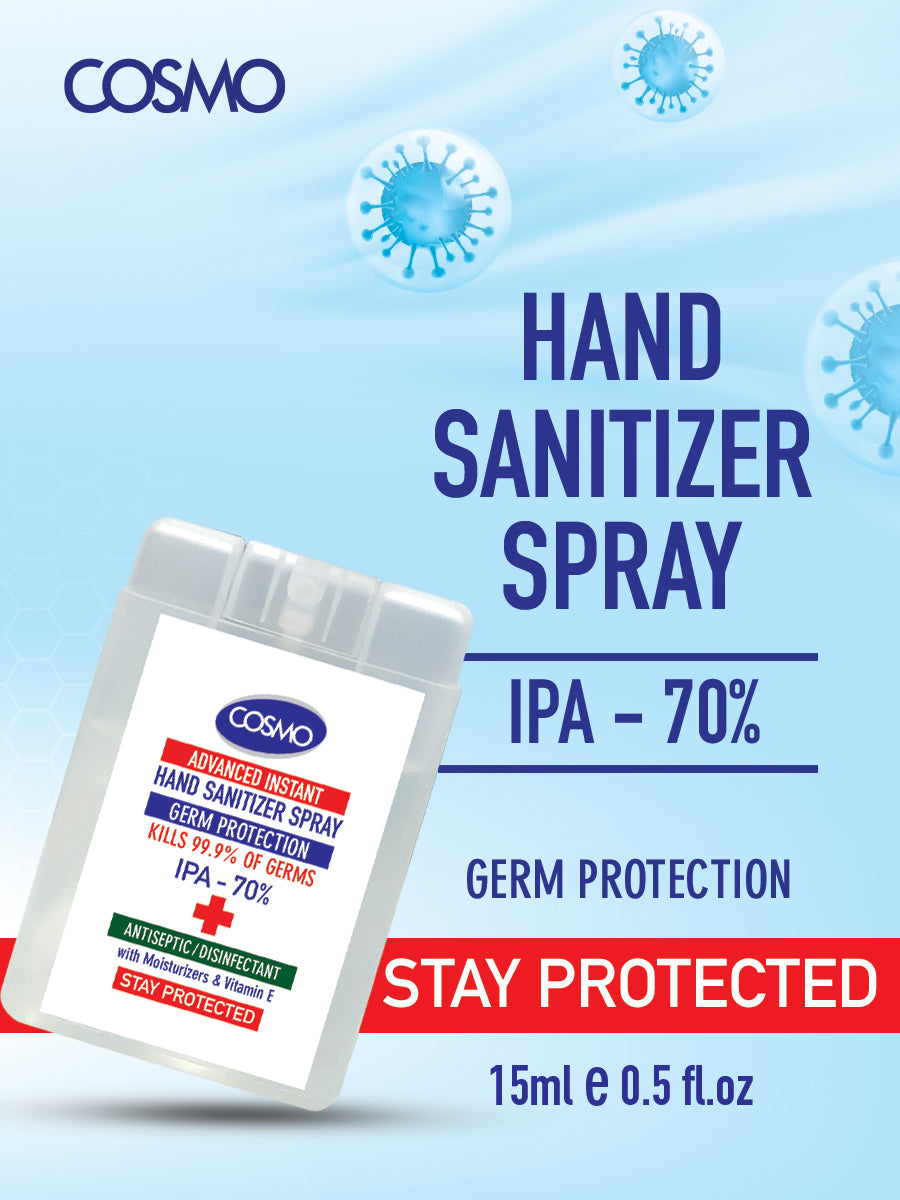 Advanced Instant Hand Sanitizer Spray 15ml - 24pc