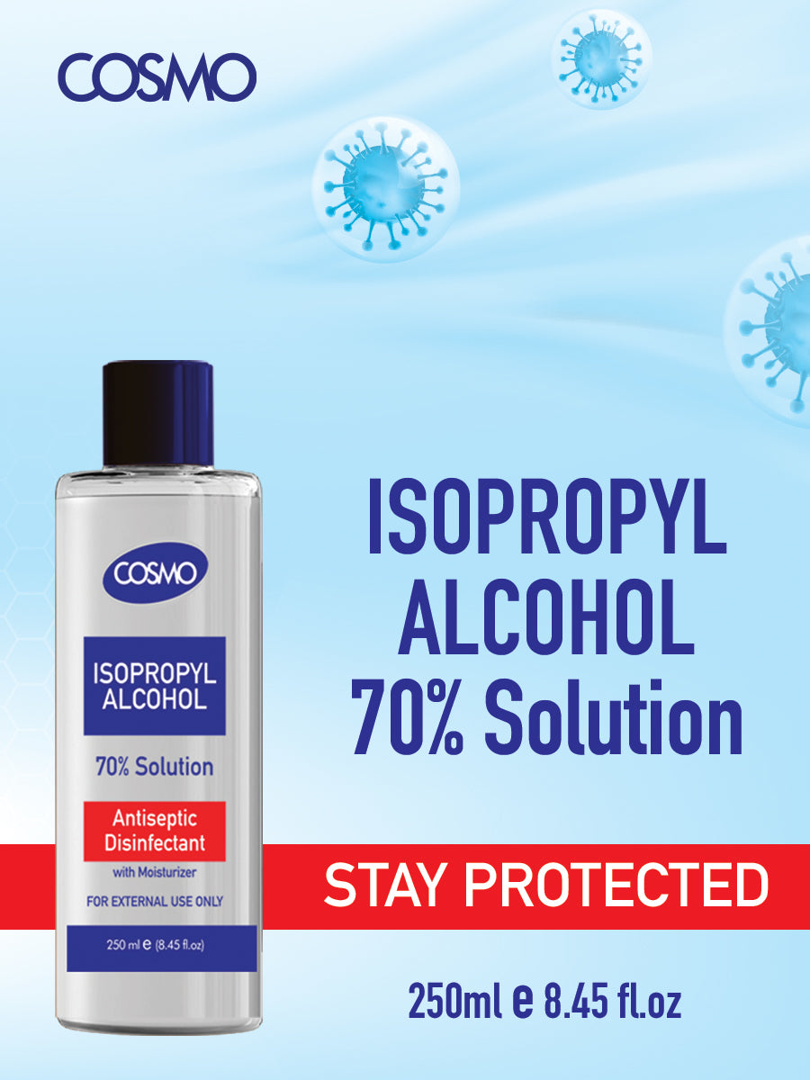 ISOPROPYL ALCOHOL 70% SOLUTION 250ML - 12PC