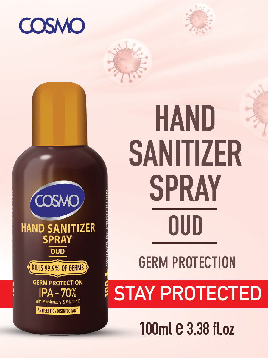 Oud Hand Sanitizer Spray 100ml - 144pc